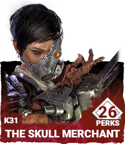 K31 | The Skull Merchant (26 Perks) K31 | The Skull Merchant (26 Perks)